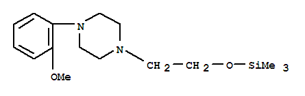 1-(2-methoxyphenyl)-4-{2-[(trimethylsilyl)oxy]ethyl}piperazine