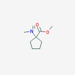 Cyclopentanecarboxylic acid, 1-(methylamino)-, methyl ester