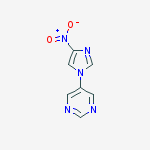 5-(4-NITRO-1H-IMIDAZOL-1-YL)PYRIMIDINE