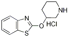2-(Piperidin-3-yloxy)-benzothiazole hydrochloride, 98+% C12H15ClN2OS, MW: 270.78