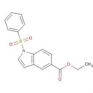 1H-Indole-5-carboxylic acid, 1-(phenylsulfonyl)-, ethyl ester