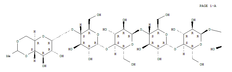 4,6-ethylidene-4-nitrophenyl maltoheptaoside