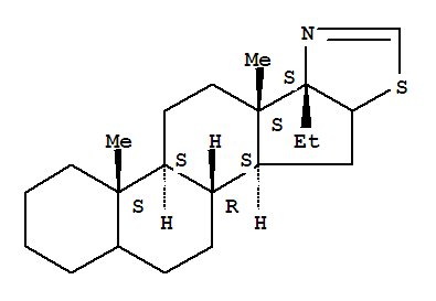 1H-Naphth[2',1':4,5]indeno[1,2-d]thiazole,5'H-pregnano[17,16-d]thiazole deriv.