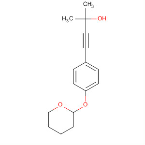3-Butyn-2-ol, 2-methyl-4-[4-[(tetrahydro-2H-pyran-2-yl)oxy]phenyl]-