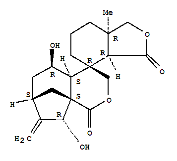 Spiro[isobenzofuran-4(1H),4'(3'H)-[1H-7,9a]methanocyclohepta[c]pyran]-1',3(3aH)-dione,decahydro-5',9'-dihydroxy-7a-methyl-8'-methylene-, [4'R-[4'a(3aR*,7aR*),4'aa,5'b,7'b,9'a,9'ab]]-