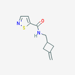 ISOTHIAZOLE-5-CARBOXYLIC ACID (3-METHYLENE-CYCLOBUTYLMETHYL)-AMIDE, 95%