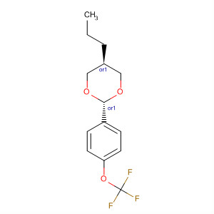 1,3-Dioxane, 5-propyl-2-[4-(trifluoromethoxy)phenyl]-, trans-