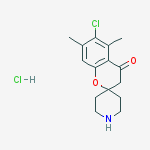 6-chloro-5,7-dimethyl-spiro[chromane-2,4'-piperidine]-4-one Hydro Chloride
