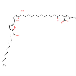 2(5H)-Furanone,3-[2,13-dihydroxy-13-[octahydro-5'-(1-hydroxyundecyl)[2,2'-bifuran]-5-yl]tridecyl]-5-methyl-