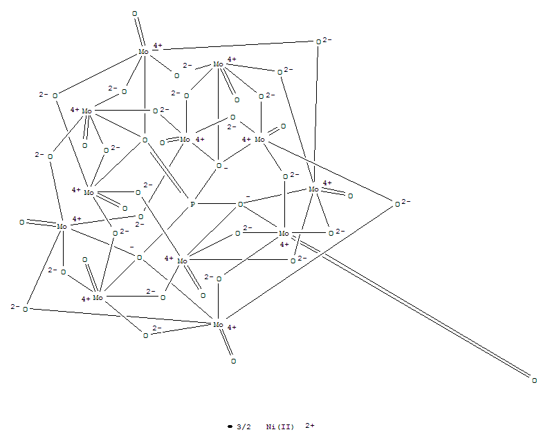 Mo12O40P·3/2Ni