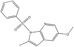 1-(Phenylsulfonyl)-2-iodo-5-Methoxy-7-azaindole