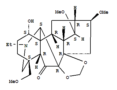 14-ethyl-19-hydroxy-5,22-dimethoxy-16-(methoxymethyl)-9,11-dioxa-14-azaheptacyclo[10.7.2.1~4,7~.0~1,13~.0~2,7~.0~8,12~.0~16,20~]docosan-21-one 