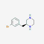 Piperazine, 2-[(3-bromophenyl)methyl]-, (2S)-