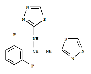 1-(2,6-difluorophenyl)-N,N'-di(1,3,4-thiadiazol-2-yl)methanediamine