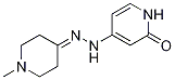 4-(2-(1-methylpiperidin-4-ylidene)hydrazinyl)pyridin-2(1H)-one