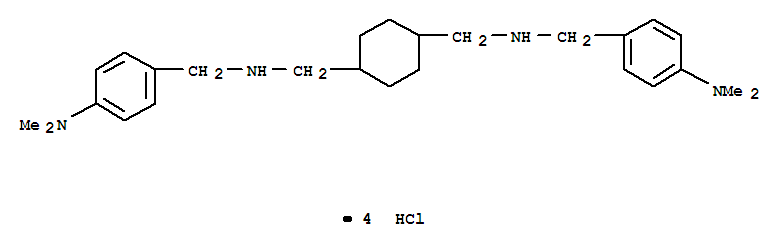 4,4'-[cyclohexane-1,4-diylbis(methanediyliminomethanediyl)]bis(N,N-dimethylaniline) tetrahydrochloride