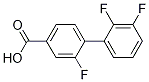 2,2',3'-Trifluoro-[1,1'-biphenyl]-4-carboxylic acid
