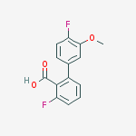 2-fluoro-6-(4-fluoro-3-methoxyphenyl)benzoic Acid