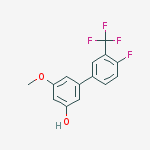 3-[4-fluoro-3-(trifluoromethyl)phenyl]-5-methoxyphenol