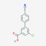 3-chloro-5-(4-cyanophenyl)benzoic Acid