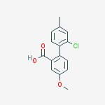2-(2-chloro-4-methylphenyl)-5-methoxybenzoic Acid