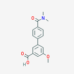 3-[4-(dimethylcarbamoyl)phenyl]-5-methoxybenzoic Acid