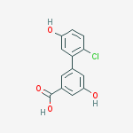 3-(2-chloro-5-hydroxyphenyl)-5-hydroxybenzoic Acid