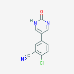 2-chloro-5-(2-oxo-1h-pyrimidin-5-yl)benzonitrile