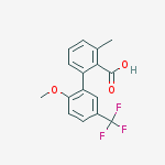 2-[2-methoxy-5-(trifluoromethyl)phenyl]-6-methylbenzoic Acid