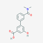 3-[3-(dimethylcarbamoyl)phenyl]-5-hydroxybenzoic Acid