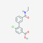 4-chloro-3-[3-(ethylcarbamoyl)phenyl]benzoic Acid