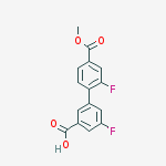 3-fluoro-5-(2-fluoro-4-methoxycarbonylphenyl)benzoic Acid