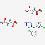 1-(2,3'-DICHLOROBENZHYDRYL)-4-METHYLPIPERAZINE BIS(HYDROGEN MALEATE)