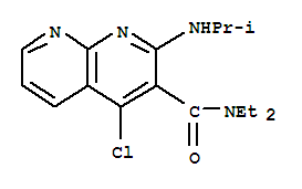 4-chloro-N,N-diethyl-2-[(1-methylethyl)amino]-1,8-naphthyridine-3-carboxamide