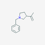 Pyrrolidine, 3-(1-methylethenyl)-1-(phenylmethyl)-