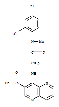 N-(2,4-dichlorophenyl)-N-methyl-N~2~-[3-(phenylcarbonyl)-1,5-naphthyridin-4-yl]glycinamide
