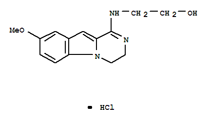 2-[(8-methoxy-3,4-dihydropyrazino[1,2-a]indol-1-yl)amino]ethanol hydrochloride