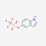 1H-indol-5-yl trifluoromethanesulfonate