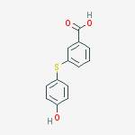 3-[(4-Hydroxyphenyl)sulfanyl]benzoic acid