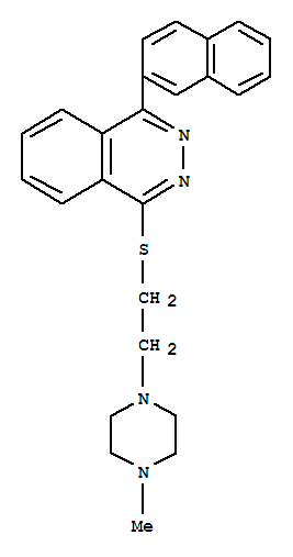 1-((2-(4-Methyl-1-piperazinyl)ethyl)thio)-4-(2-naphthyl)phthalazine