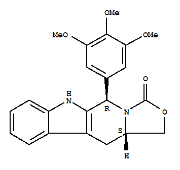 (5R,11aS)-5-(3,4,5-trimethoxyphenyl)-5,6,11,11a-tetrahydro-1H-[1,3]oxazolo[3',4':1,6]pyrido[3,4-b]indol-3-one