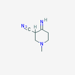 4-imino-1-methylpiperidine-3-carbonitrile