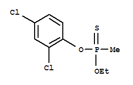 Phenol,2,4-dichloro-, O-ester with O-ethyl methylphosphonothioate