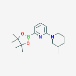 2-(3-Methylpiperidin-1-yl)-6-(4,4,5,5-tetramethyl-1,3,2-dioxaborolan-2-yl)pyridine