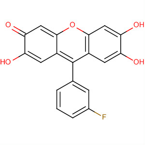 3H-Xanthen-3-one, 9-(3-fluorophenyl)-2,6,7-trihydroxy-