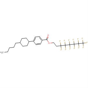 Benzoic acid, 4-(4-pentylcyclohexyl)-,3,3,4,4,5,5,6,6,7,7,8,8,8-tridecafluorooctyl ester, trans-