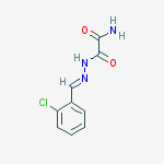 2-{(2E)-2-[(2-chlorophenyl)methylidene]hydrazino}-2-oxoacetamide