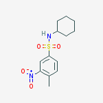 N-Cyclohexyl-4-methyl-3-nitrobenzenesulfonamide