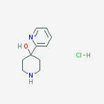 4-pyridin-2-ylpiperidin-4-ol;hydrochloride