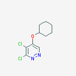 3,4-Dichloro-5-(cyclohexyloxy)pyridazine